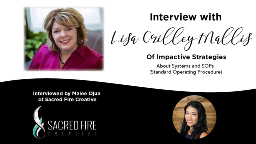YT Thumbnail Lisa Crilley Mallis 2 Sacred Fire Creative