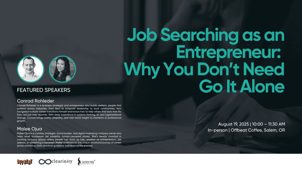 Job Searching as an Entrepreneur: Why You Don't Need to Go It Alone